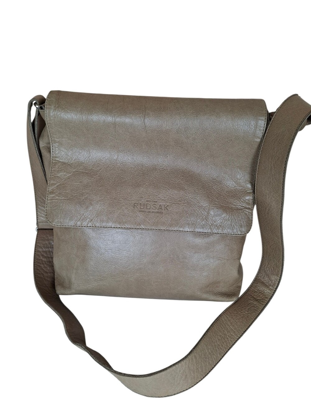 RUDSAK Buttery Soft Leather Messenger Crossbody Purse Handbag Made In Canada